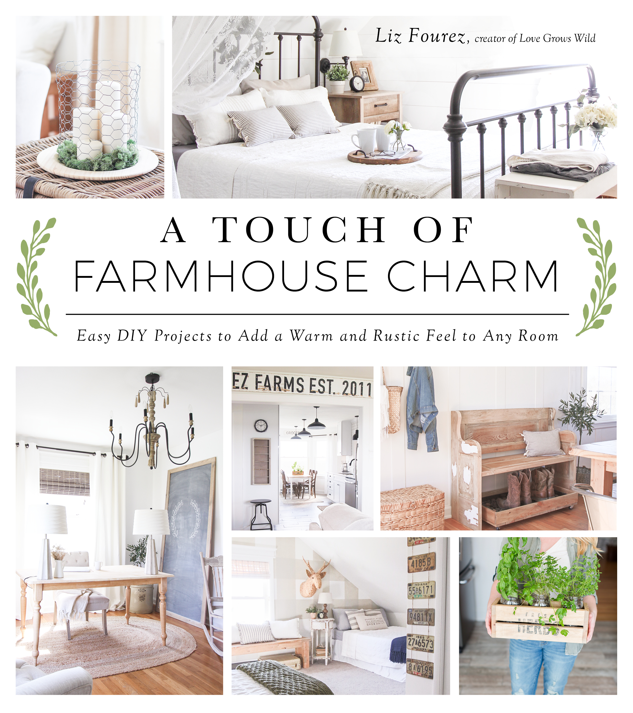 A Touch of Farmhouse Charm cover | LoveGrowsWild.com
