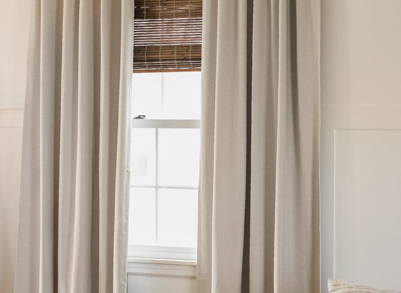 Are you curtains just a little too short? Home blogger Liz Fourez shares a few ways you can easily add extra length.