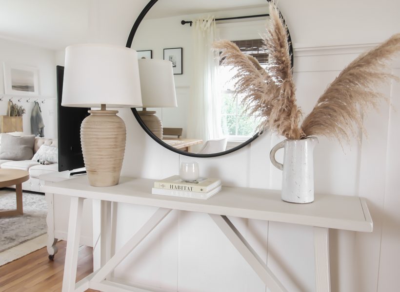 Home blogger and interior decorator Liz Fourez shares a genius tip for making a room instantly feel brighter... no electricity or painting required!